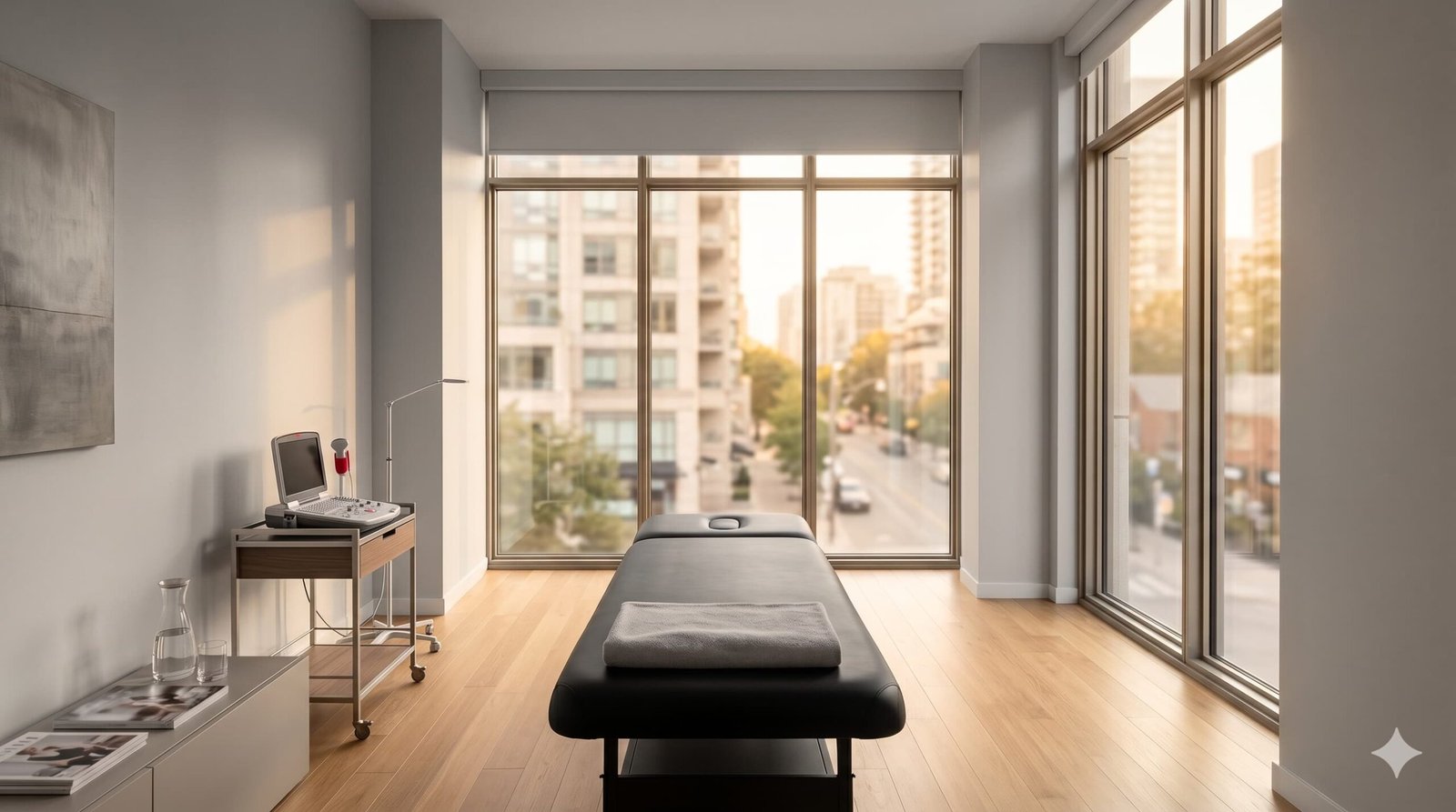 MVMT Kinetic physiotherapy clinic interior, Suite 890, 151 Bloor Street West, Yorkville Toronto