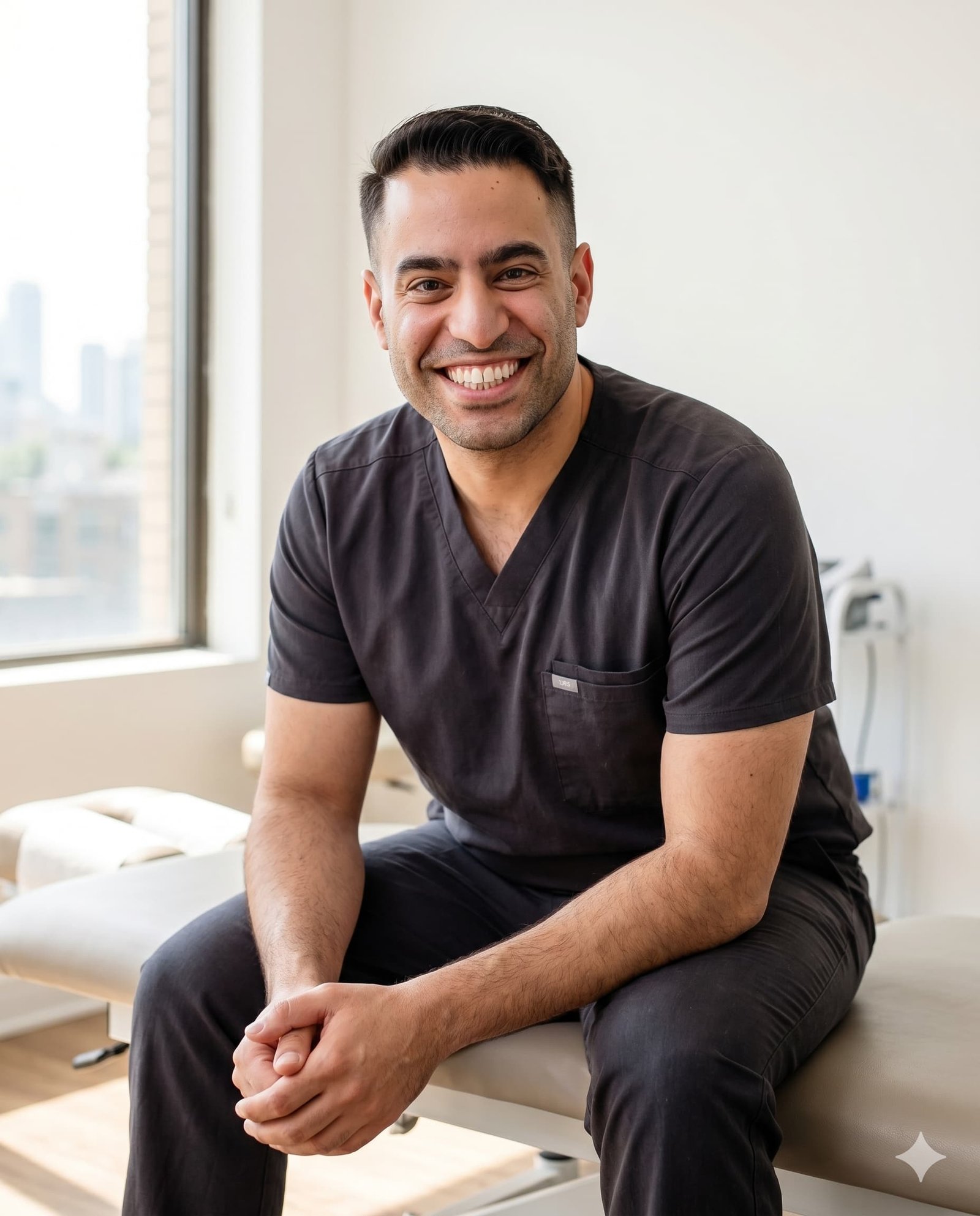 Mohammad Maghfourian, DPT, registered physiotherapist and founder of MVMT Kinetic, 151 Bloor Street West, Yorkville Toronto